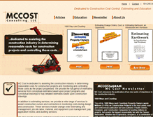 Tablet Screenshot of mccost.com